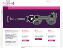 Tablet Screenshot of futurama.eu